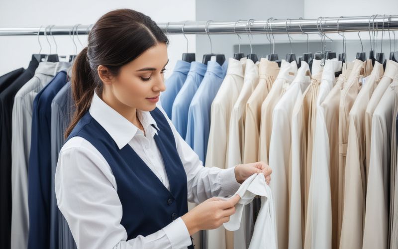 Professional dry cleaning process