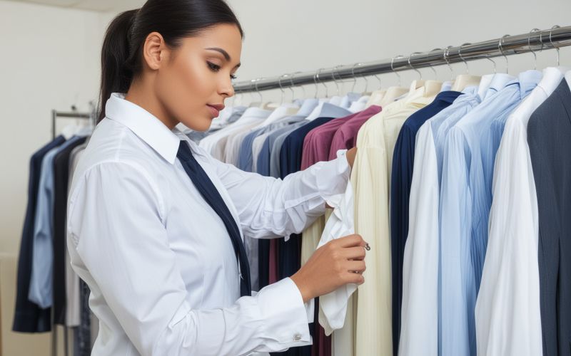 Professional garment pressing